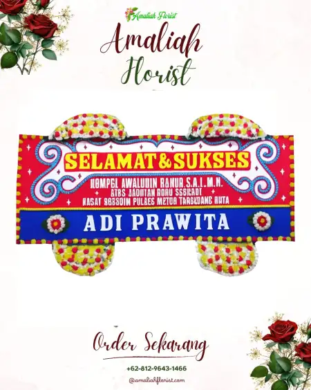 Papan Bunga Ucapan Selamat Way Halim